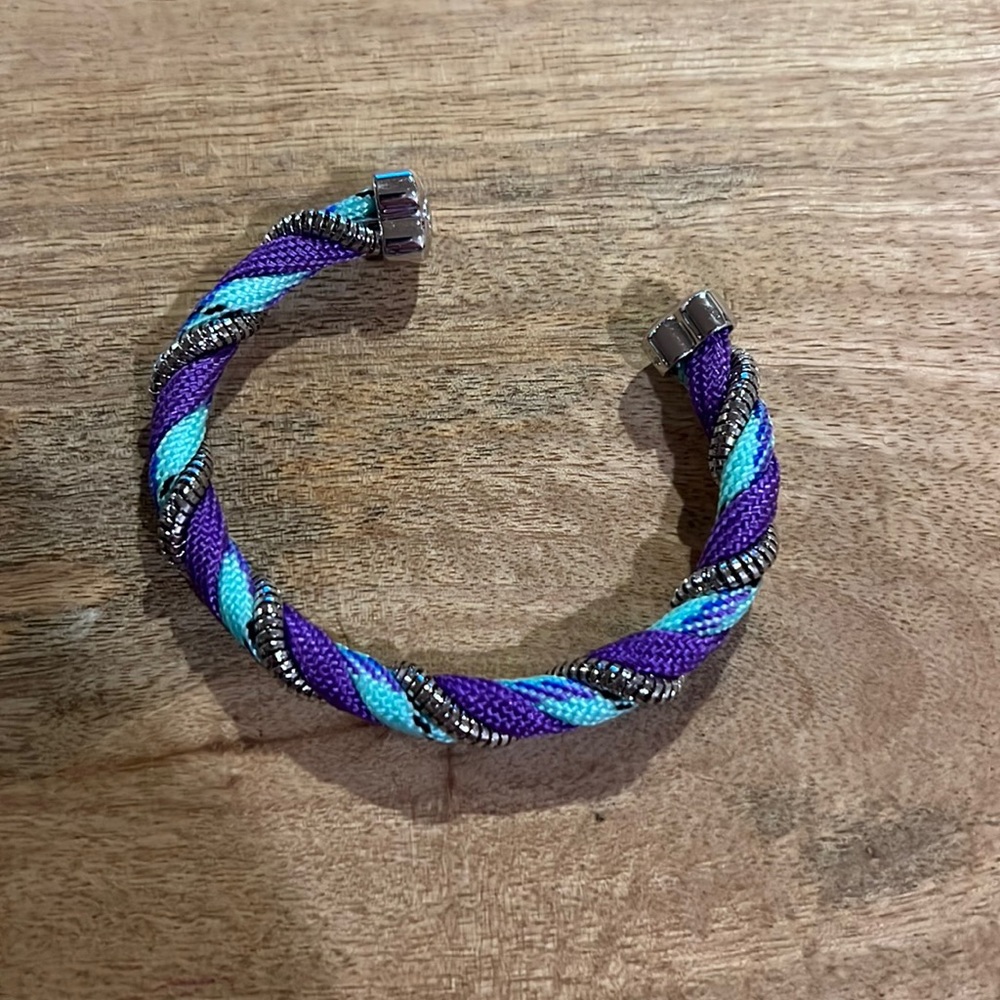 Kendra Scott Masie Silver Cuff in Periwinkle Mix